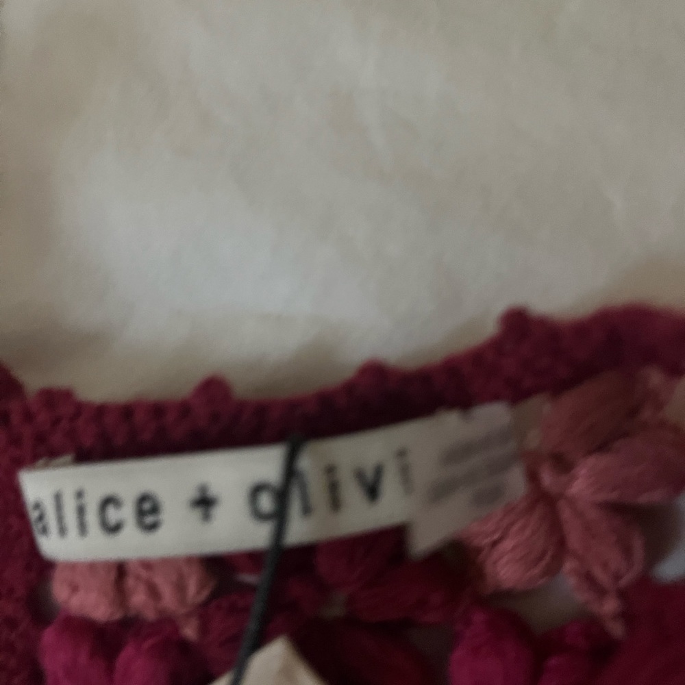 new with tags alice + olivia sleeveless sweater - Picture 3 of 5